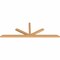 Ekena Millwork Saratoga Timber Gable Bracket, Western Red Cedar, 108"W x 36"H x 3 1/2"D x 3 1/2"F, 8/12 Pitch GBW108X36X0404SAR00SWR - alternate 2